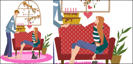 fresh Valentine Vector 1