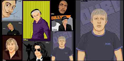 ++ portraits drawing Vector++