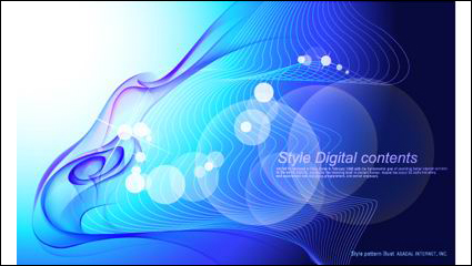 Stunning Phantom streamline background vector material -2