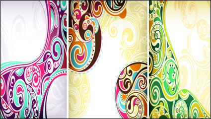 European pattern background vector -1