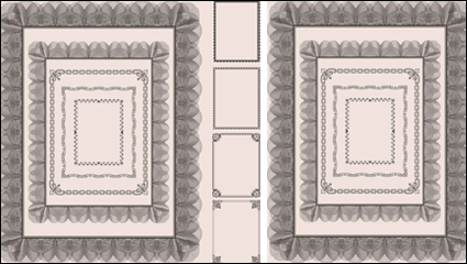 Classic pattern framework 03-- vector material
