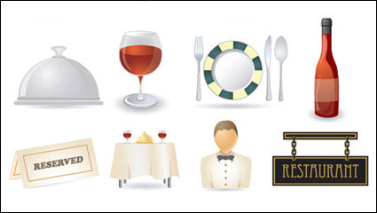 Restaurant kitchen icon 02 - vector