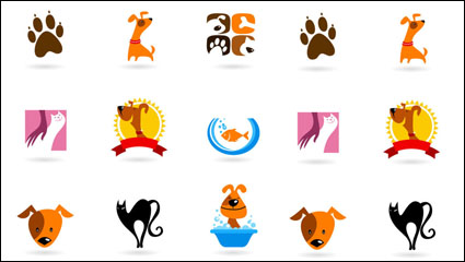 The cartoon animals image 01 - vector