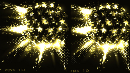 Resplendent background 03 - vector material