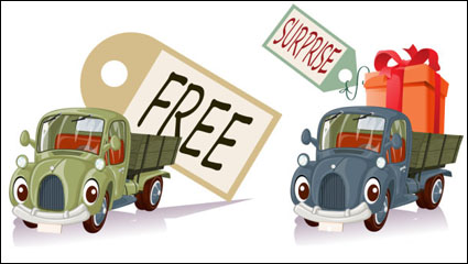 Cartoon toy car 03 - vector