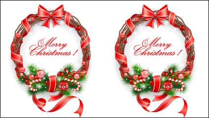 Christmas decorative material 03 - vector material