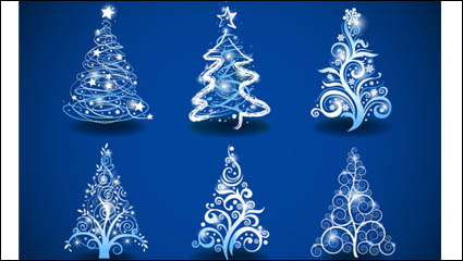 Gorgeous Christmas tree 01 - vector material
