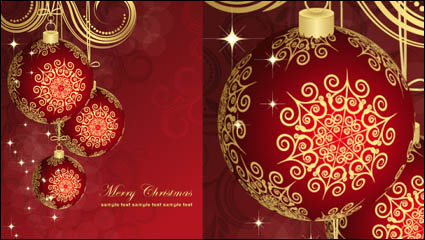 Beautiful snowflake background 04 - vector material