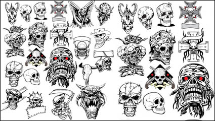 Terrorist skull Avatar 01 - vector material