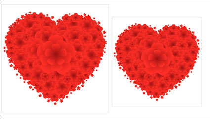 Heart-shaped Valentine