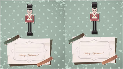 Cartoon invitations 02 - vector material