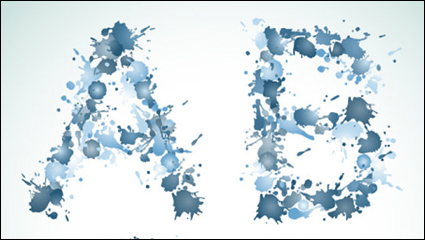 Font Design Series 53 - vector material