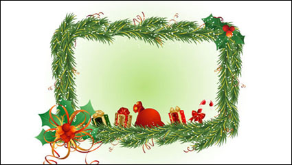 Christmas element border 02 - vector material