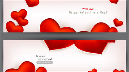 Festive banner 01 - vector material