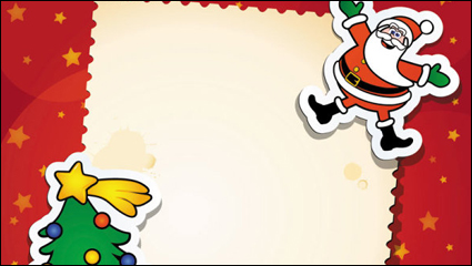 Christmas greeting card - vector material