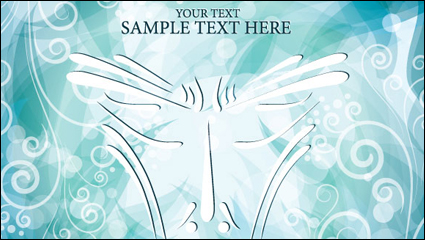 Gorgeous pattern background 05 - vector material