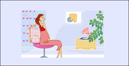 pregnant mother material