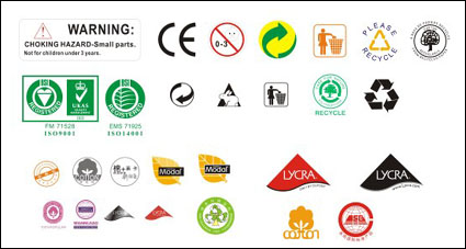 Textile composition vector logo