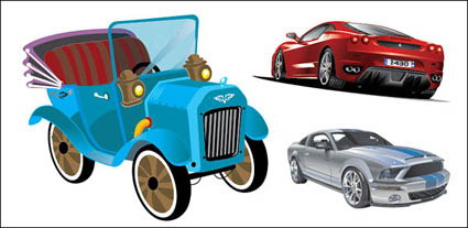 3 car vector material