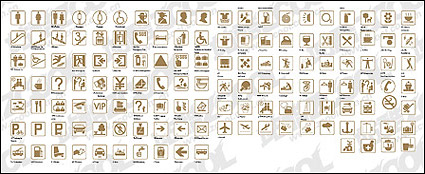 Street signage elements of material