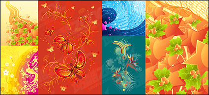 Fashion Trend theme of the tread material vector illustrations