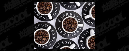 Overlooks the picture quality coffee beans background material