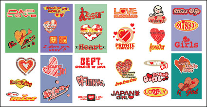 Vector lovely girls--Love Potion