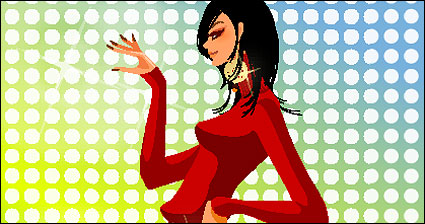 The tall slender women