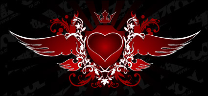 The trend of heart-shaped wings