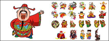 God of Wealth classic New Year pictures