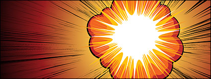 Cool explosions Vector