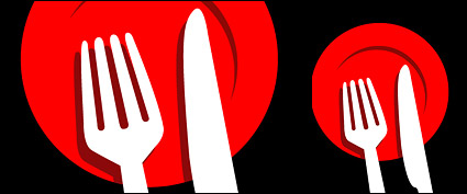 Tableware vector illustrations