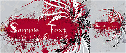 Vector nostalgia trend of plant material