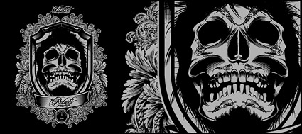 Skull vector material