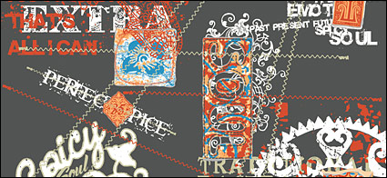 Sports and cultural elements of street trend of vector material-3